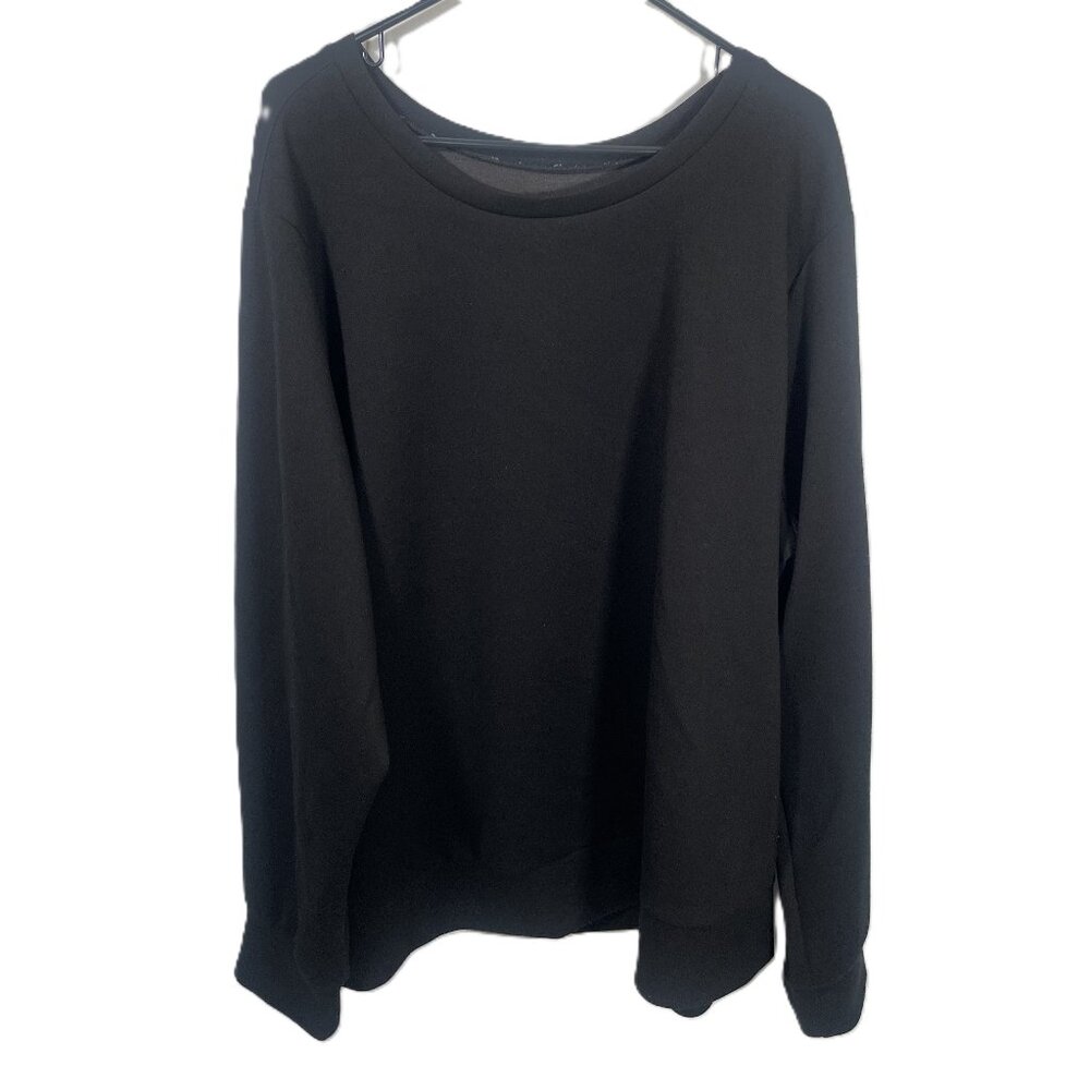 Torrid Active Cupro Sweatshirt Womens Plus Size 4 Long Sleeves Black Pullover
